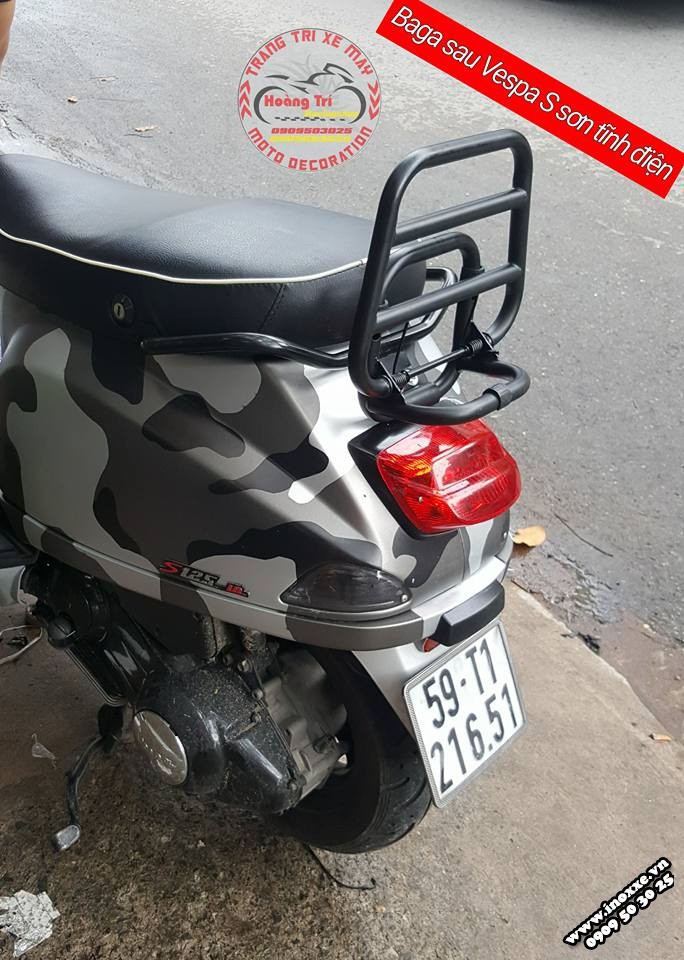 Baga sau Vespa LX, Vespa S sơn tĩnh điện